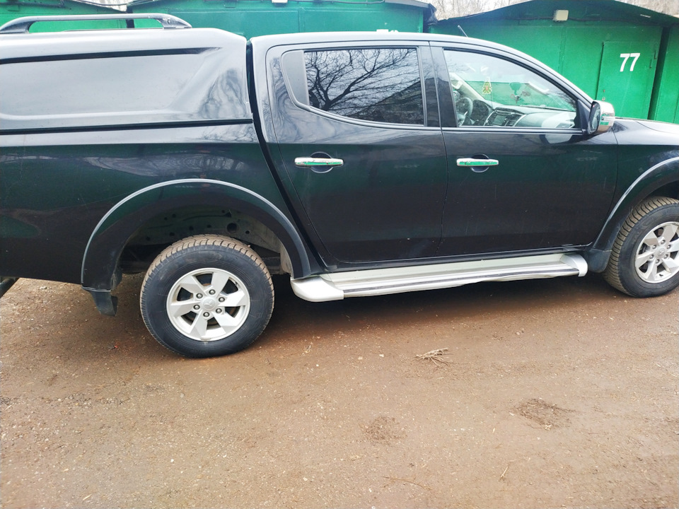 замена шин и колес на летние — Mitsubishi L200 (5G), 2,4 л, 2018 года ...