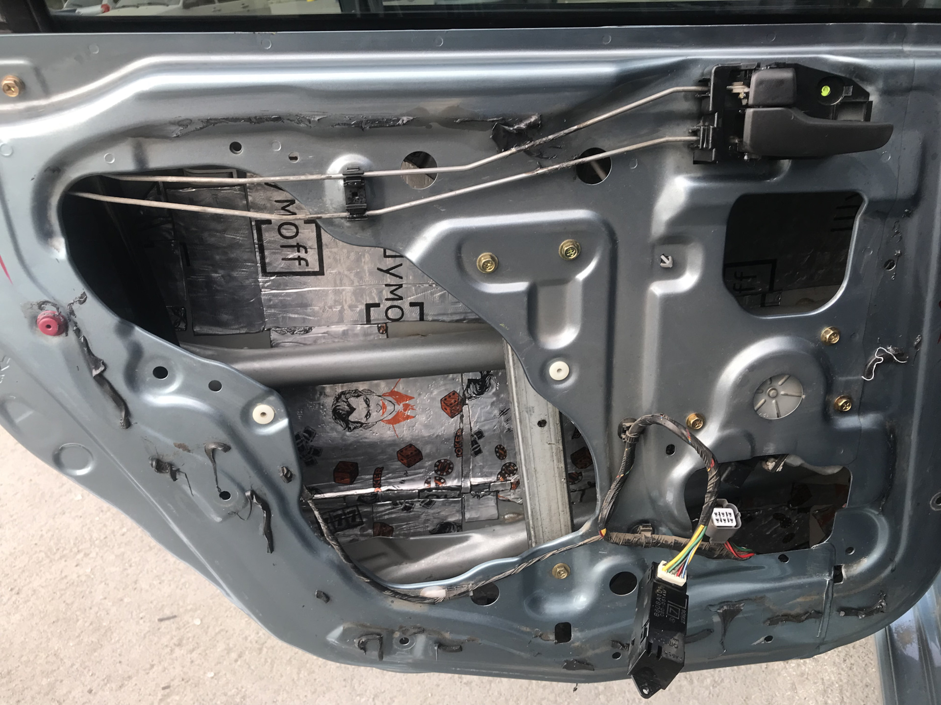 Шумоизоляция дверей лансер 9 — Mitsubishi Lancer IX, 1,6 л, 2006 года ...