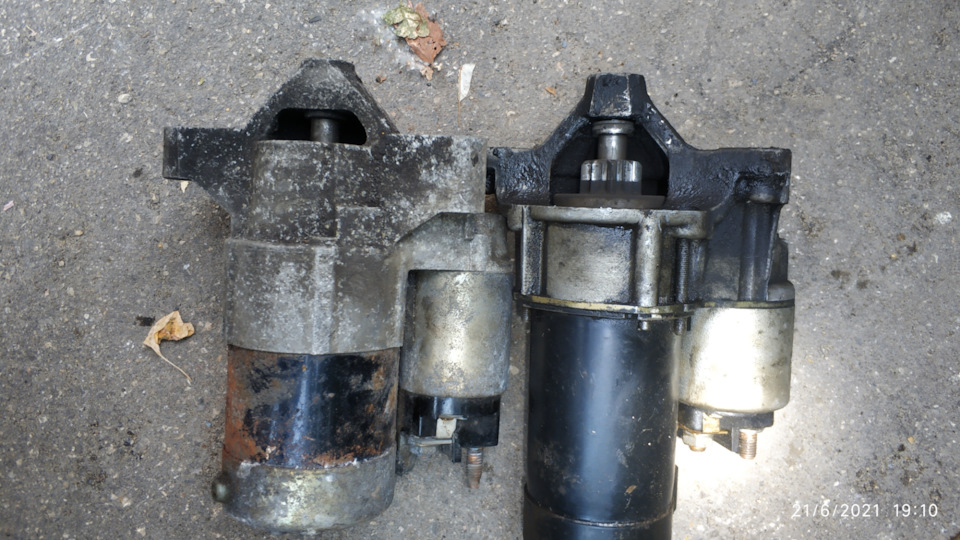 ВЕ3->ВЕ4 #3 (а чё, стартеры на ВЕ разные?!) — Peugeot 205, 1,9 л, 1992 ...