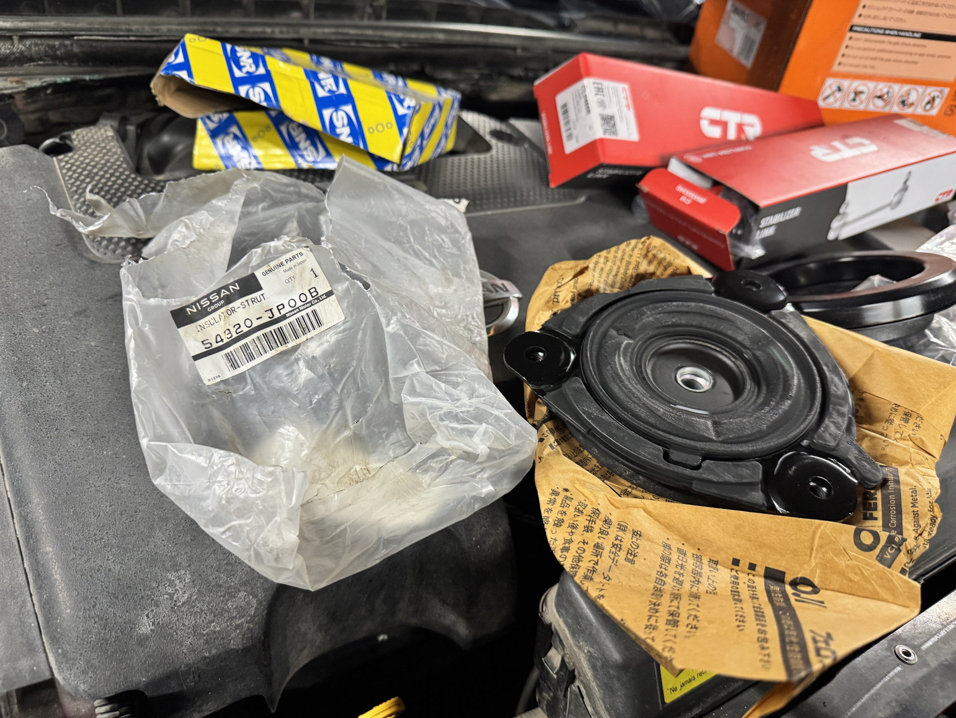 Ремонт передней подвески — Nissan Teana (J32), 2,5 л, 2008 года | визит ...