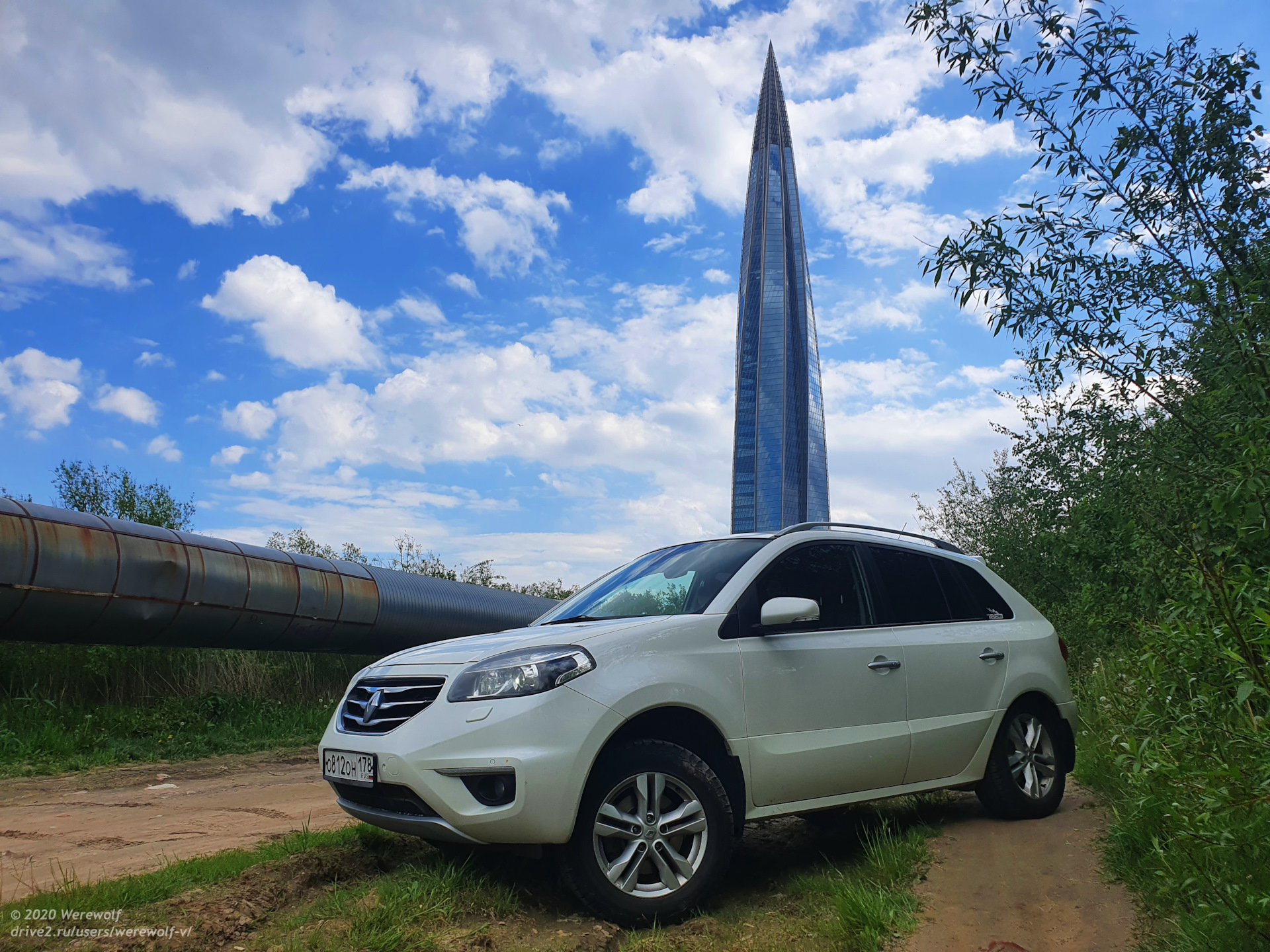 Несколько фото с Лахта-Центром — Renault Koleos (1G), 2 л, 2012 года |  фотография | DRIVE2