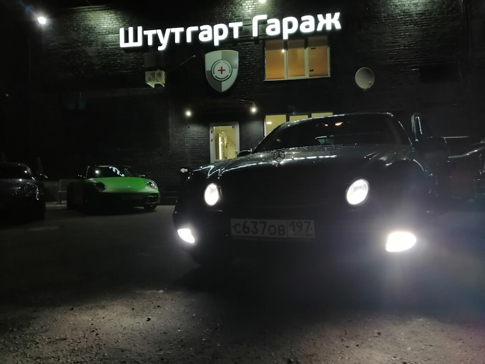 Новые стекла в ПТФ — Mercedes-Benz E-Class (W211), 3,2 л, 2004 года ...