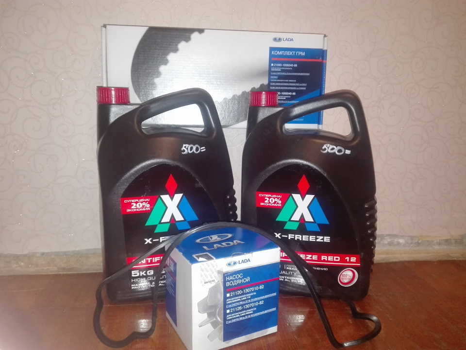 Контрольная регулировка клапанов+замена ГРМ — Lada Приора хэтчбек, 1,6 ...