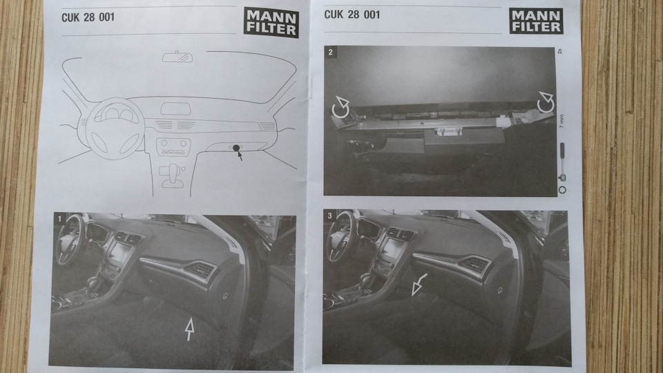 Отношение MANN к клиенту — Ford Mondeo V. Запчасти на фото: CUK28001