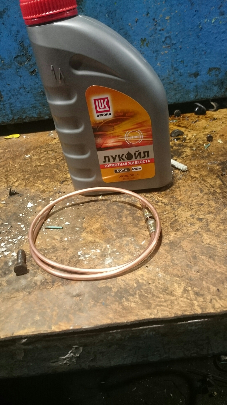 Лопнула тормозная трубка — Lada 21124, 1,6 л, 2007 года | поломка | DRIVE2