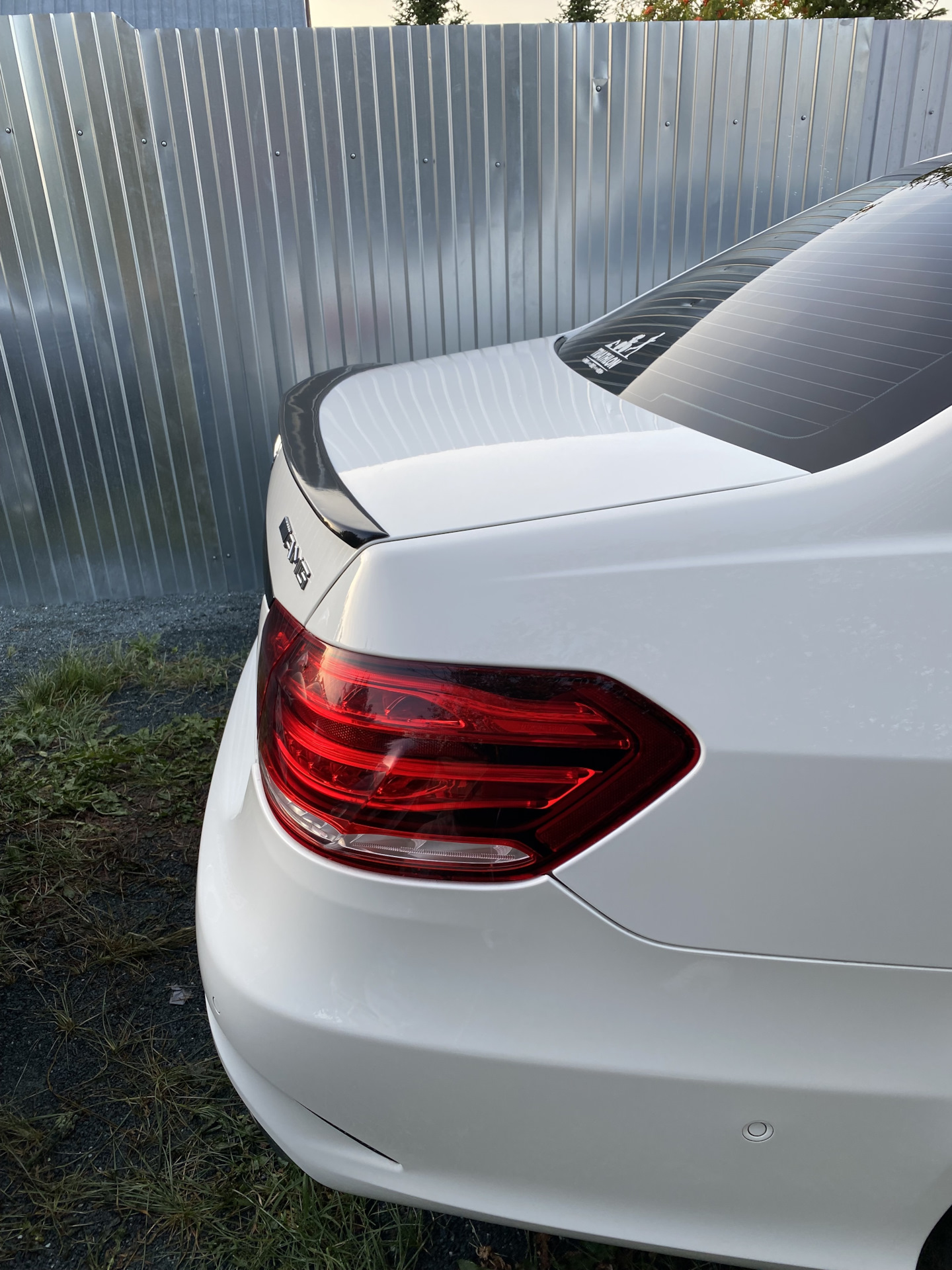 Спойлер на Mercedes W212 — Mercedes-Benz E-class (W212), 2 л., 2013 ...