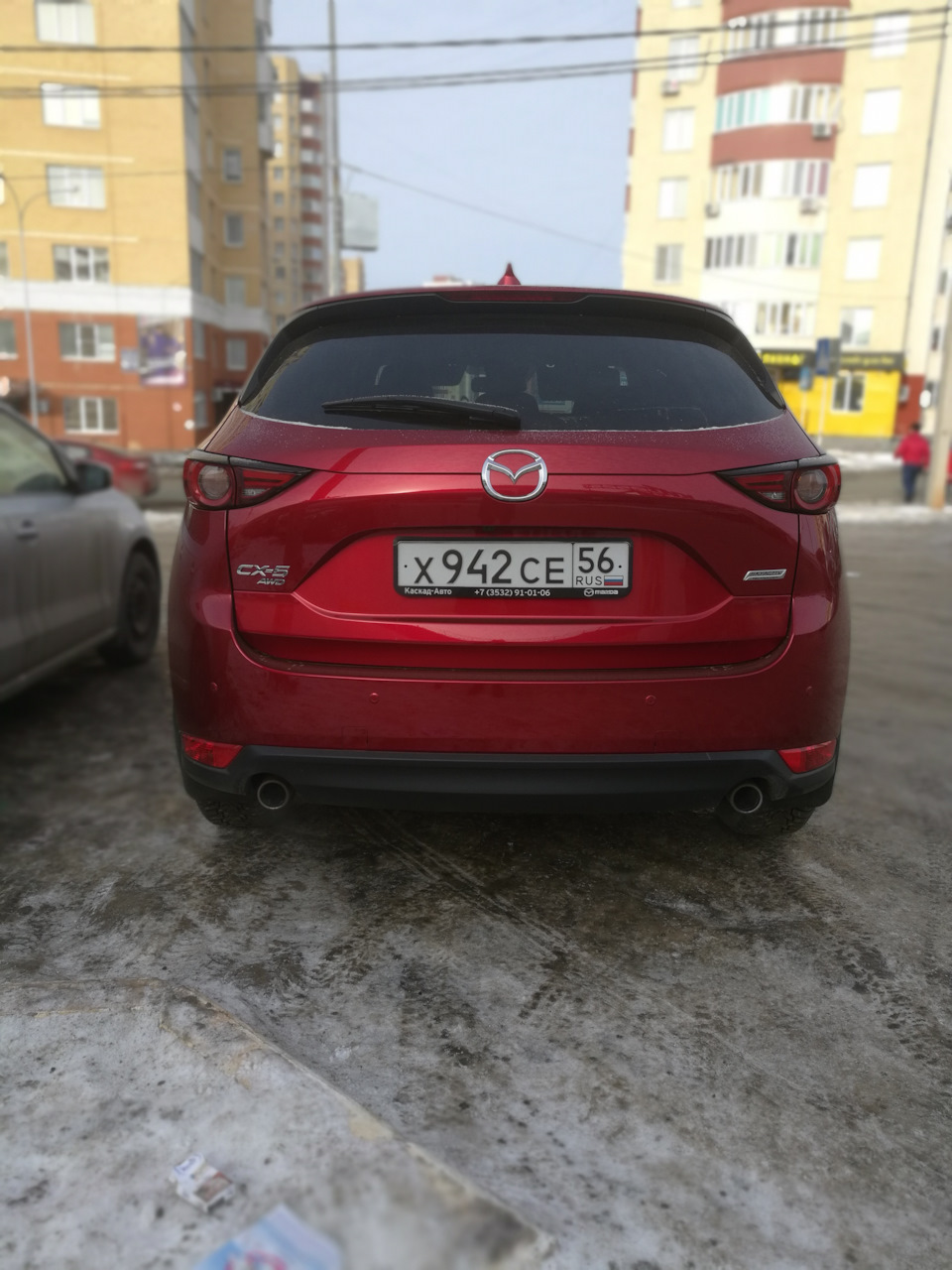 Банки подъехали — Mazda CX-5 (2G), 2,5 л, 2018 года | стайлинг | DRIVE2