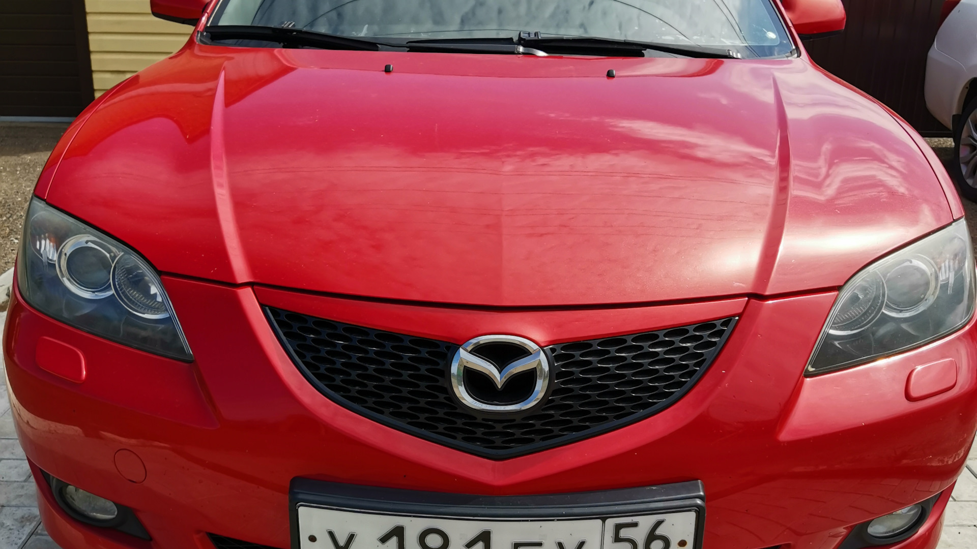 Mazda 3 (1G) BK 1.6 бензиновый 2006 | Красный перламутр на DRIVE2