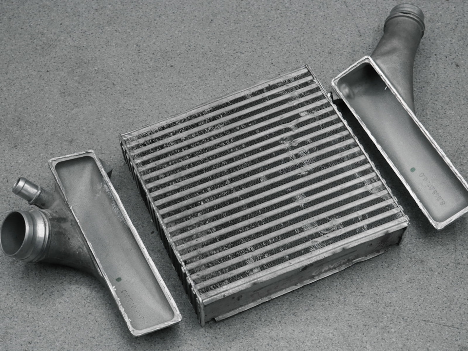 Изготовление интеркулеров 76мм — Porsche Panamera (1G) 970, 4,8 л, 2010 ...