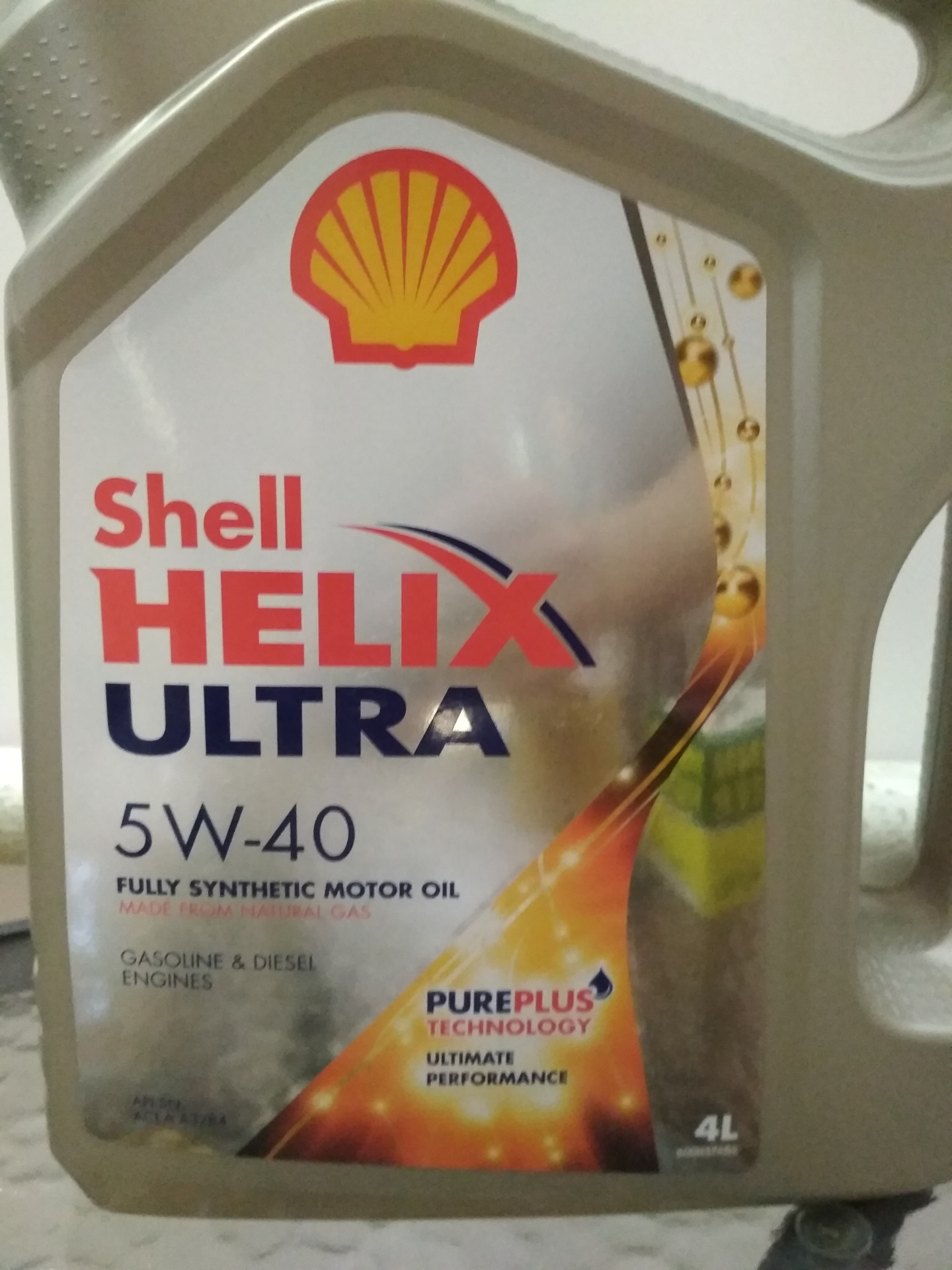 Литр масла shell