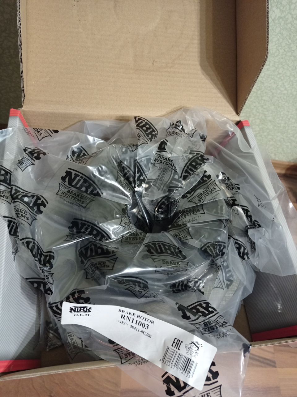 RN11003 Тормозной диск, задний NIBK | Запчасти на DRIVE2