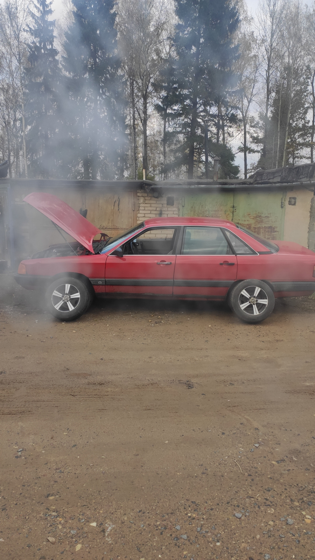 Тянет в сторону после поворота. — Audi 100 (C3), 1,6 л, 1986 года | поломка  | DRIVE2