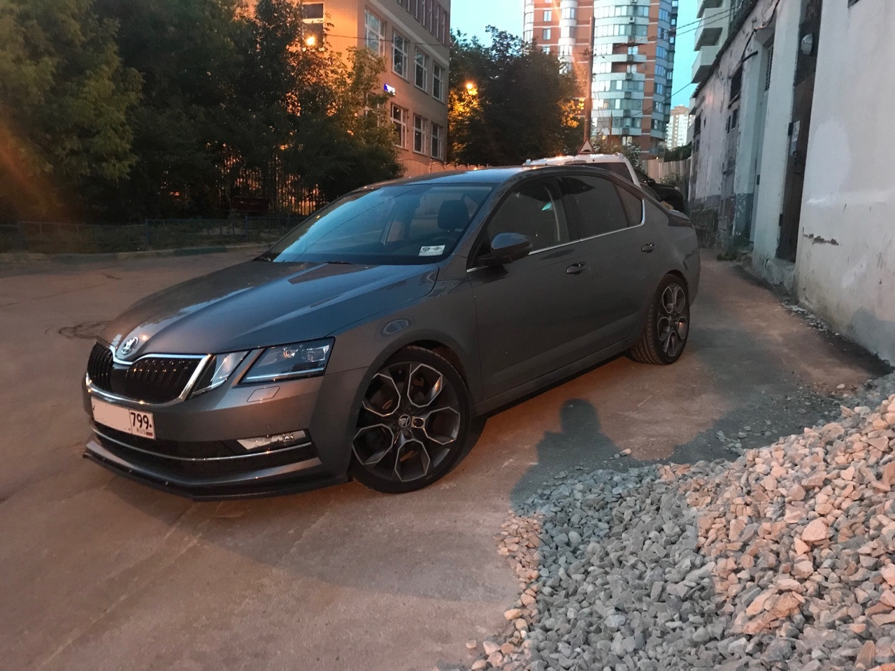 Skoda Octavia a7 матовая