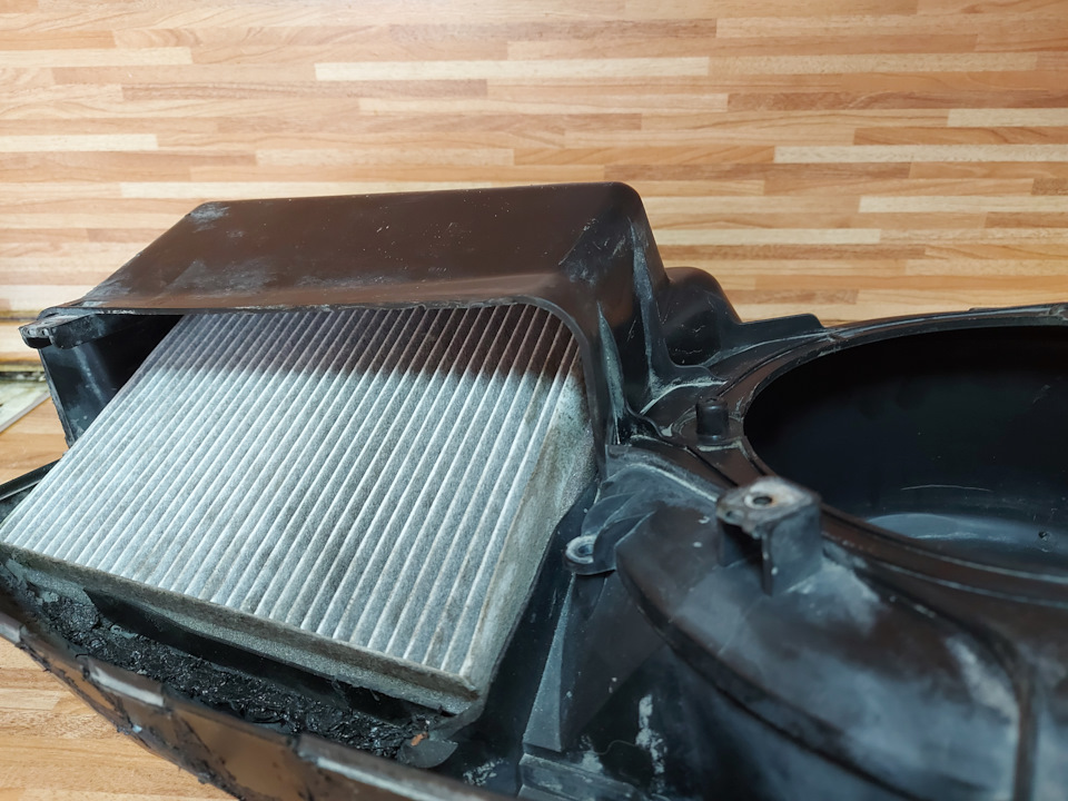 доработка места салонного фильтра 2110 (12) — Lada 21103, 1,5 л, 2004 ...