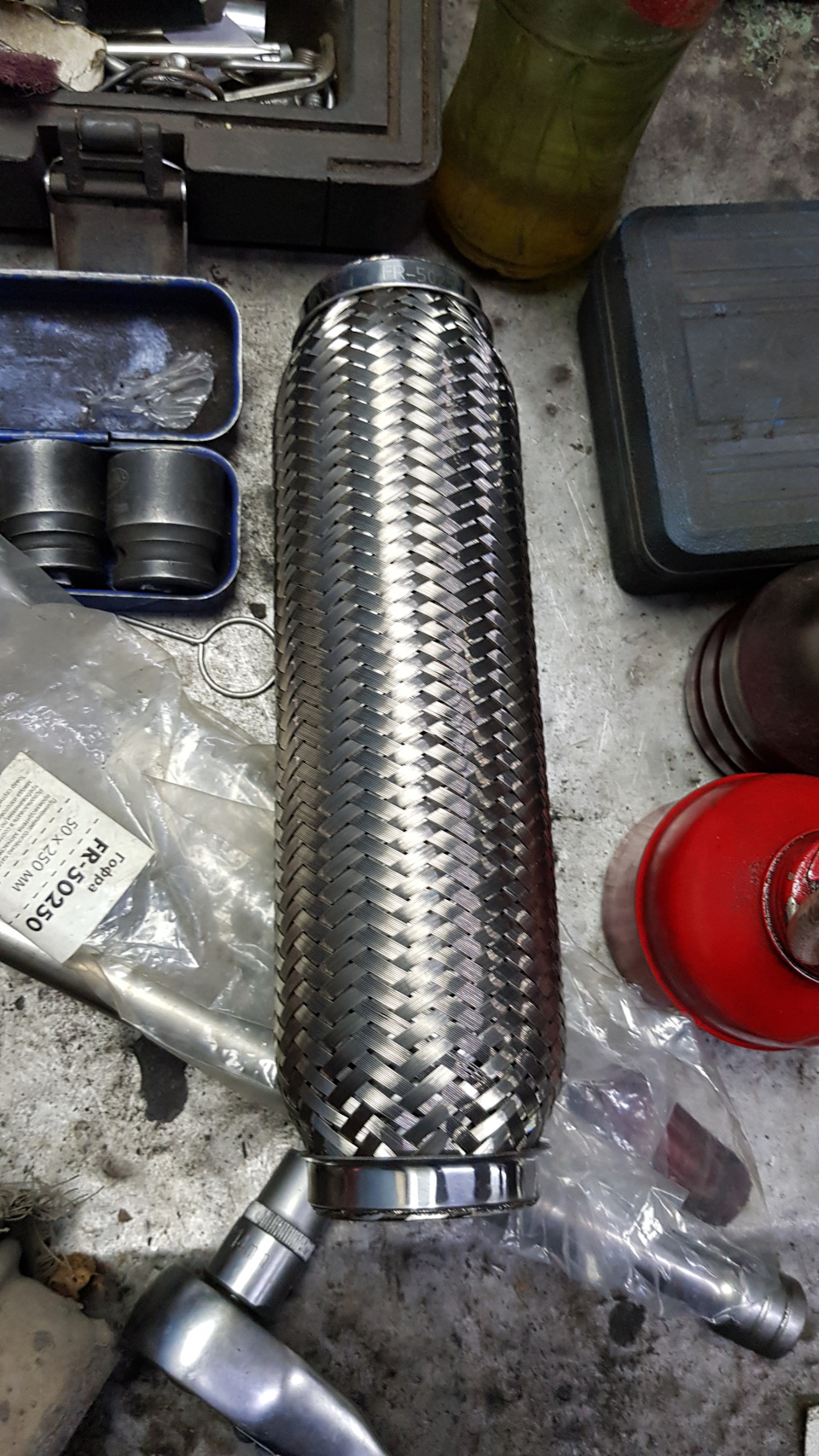 FR50250 Гофра глушителя 50x250 мм Innerbraid ZEKKERT | Запчасти на DRIVE2