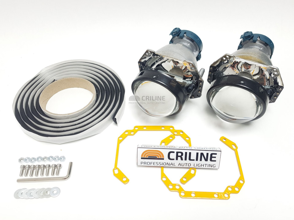 Линзы для фар Мерседес ГЛ Х164 штатный галоген [06-12] — набор для ...