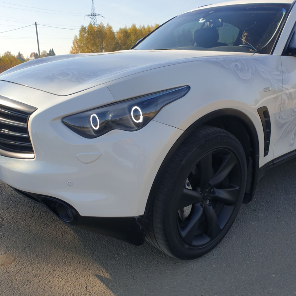 Infiniti FX -Билед модули, авторские ангельские глазки, покраска масок,  ремонт AFS😎 — PROSVET_MOSCOW на DRIVE2