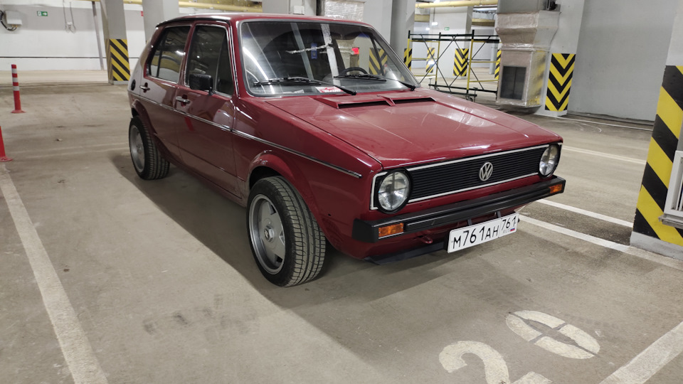 Замена передних тормозных дисков гольф мк1 переход на вентилируемые ...