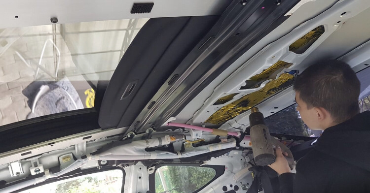 Тепло и звукоизоляция машины — Lexus RC F, 5 л, 2015 года | другое | DRIVE2