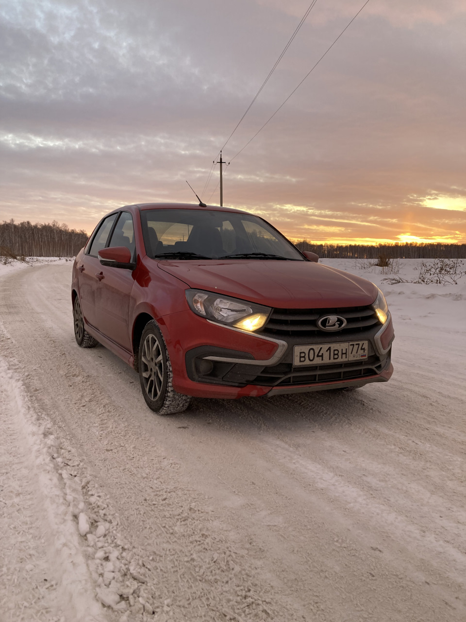 Тонировка в круг 50% — Lada Гранта Drive Active, 1,6 л, 2022 года | тюнинг  | DRIVE2