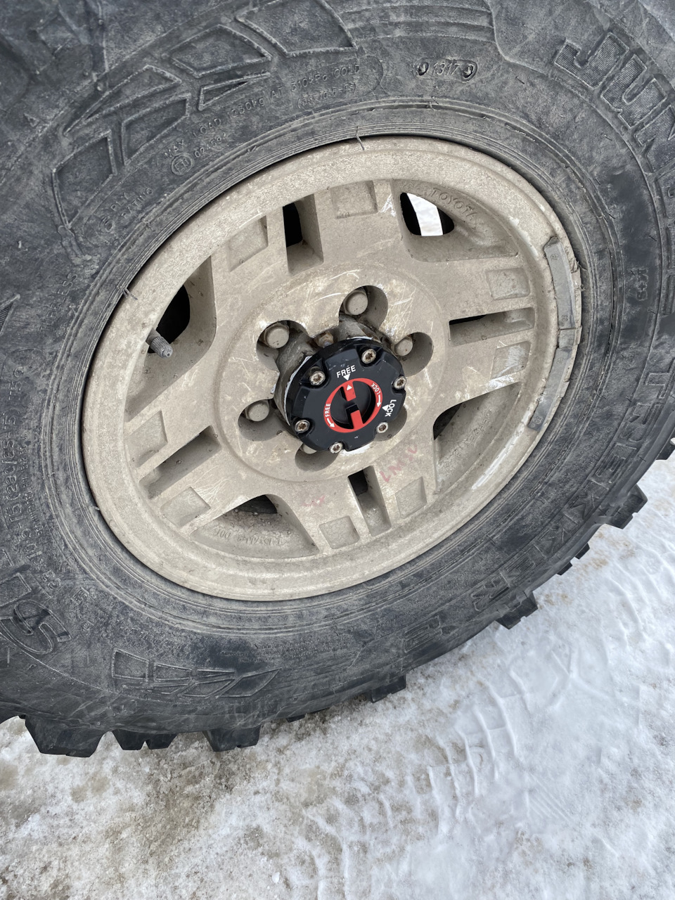 Крышки хабов. Часть 2 — Toyota Land Cruiser Prado 70-series, 2,4 л ...