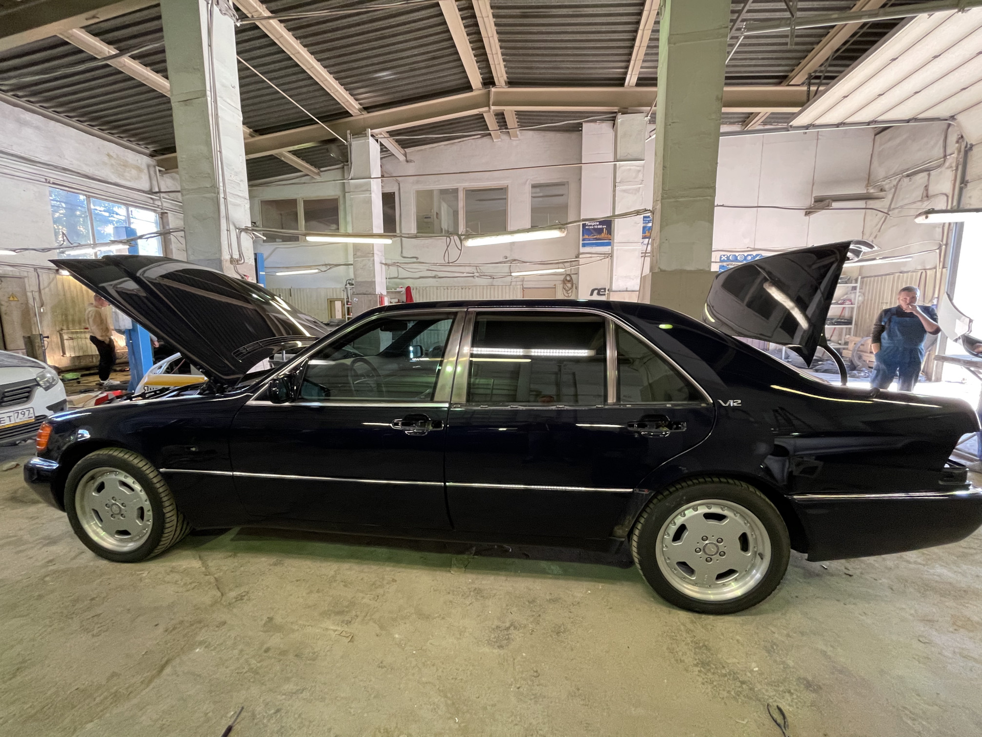 Лепим, творим, малюем… — Mercedes-Benz S-Class (W140), 6 л, 1991 года |  кузовной ремонт | DRIVE2