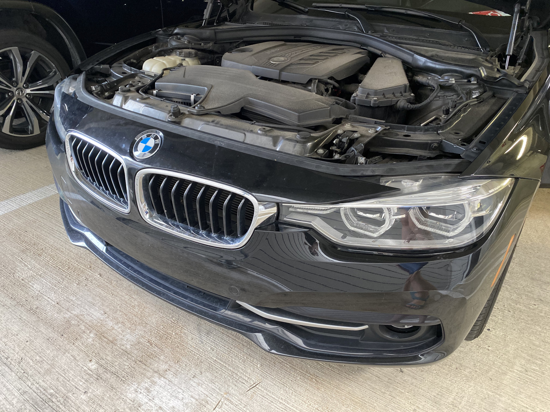 замена ноздрей bmw f30