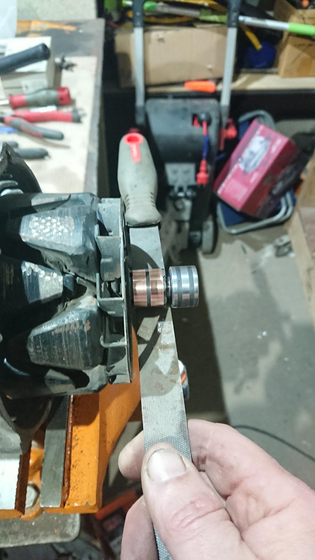 Генератор — контактные кольца обновление — Nissan Navara (2G), 2,5 л ...