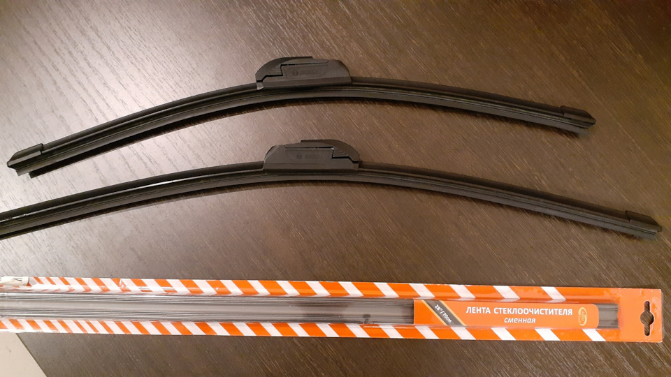 Резинки AutoVirazh в дворниках Bosch Aerotwin — KIA Cerato (2G), 1,6 л ...