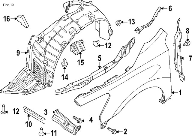 638643TA0A Молдинг колесной арки NISSAN INFINITI | Запчасти на DRIVE2