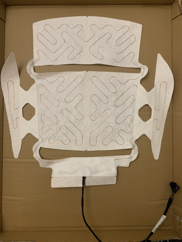 Новые оригинальные маты подогрева сидения VAG на Audi A4 (B9), Skoda ...