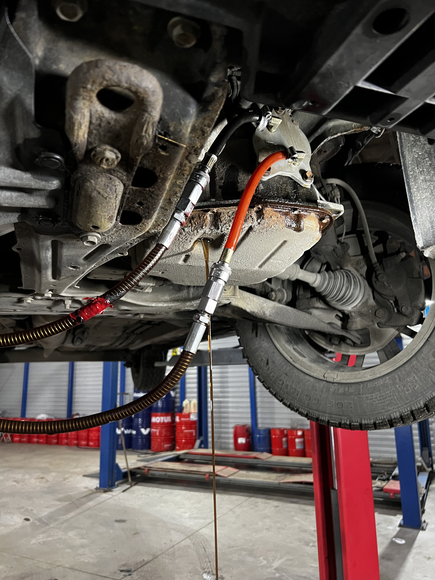 Замена масла в вариаторе Toyota Wish Aisin K311 — Motul Team на DRIVE2