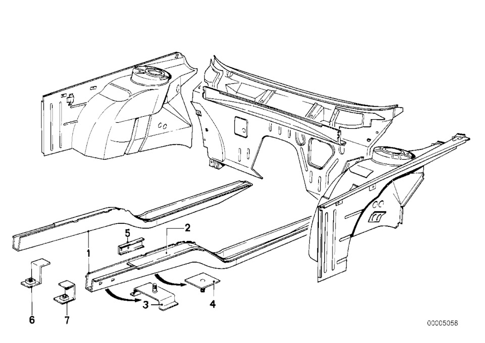 Москва МО ищу запчасти. — BMW 5 series (E34), 2,5 л, 1992 года ...