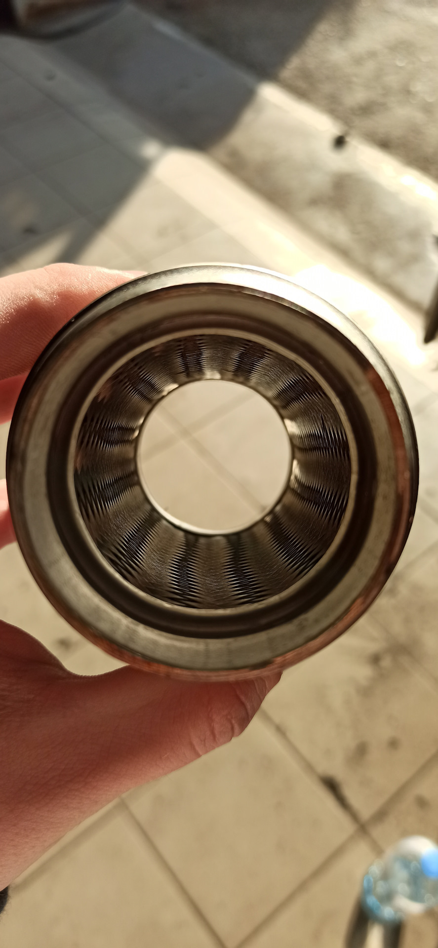 Замена гофры на глушителе. — LADA Калина универсал, 1,6 л., 2012 года ...