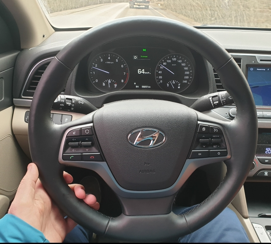 Hyundai elantra xd как снять руль Установка руля от Elantra Sport OEM - Hyundai Elantra (6G), 2 л, 2017 года стайл