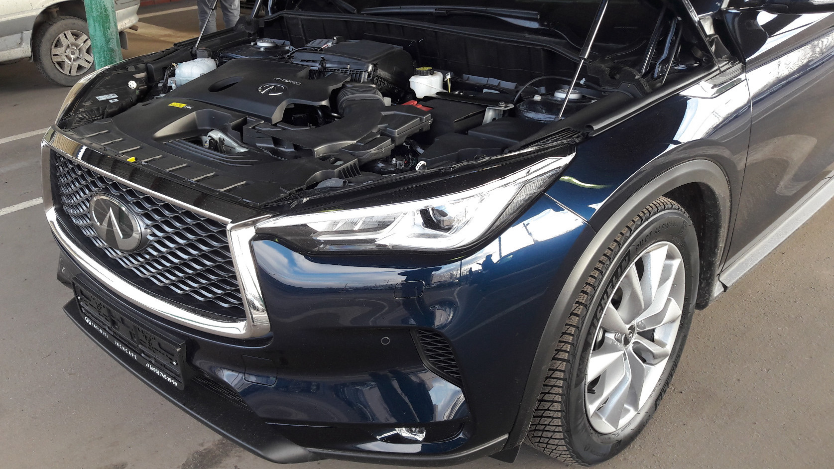 Infiniti QX50 (2G) 2.0 бензиновый 2019 | Синяя Бесконечность на DRIVE2