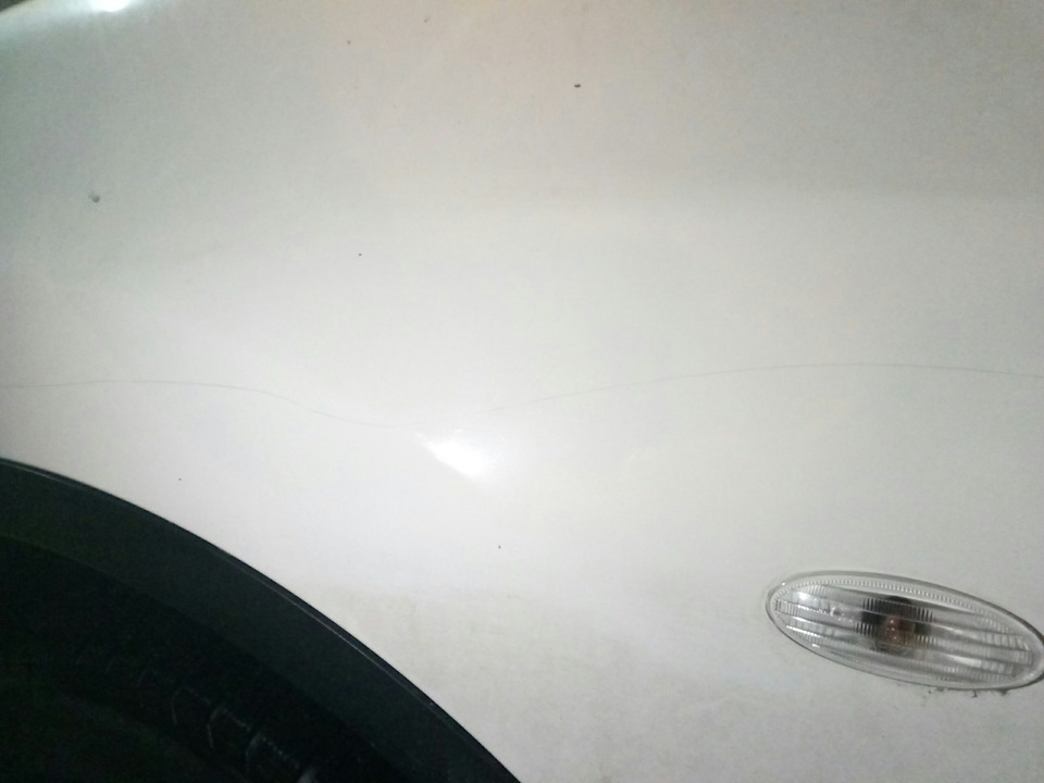 Царапка — Nissan Qashqai (1G), 2 л, 2012 года | просто так | DRIVE2