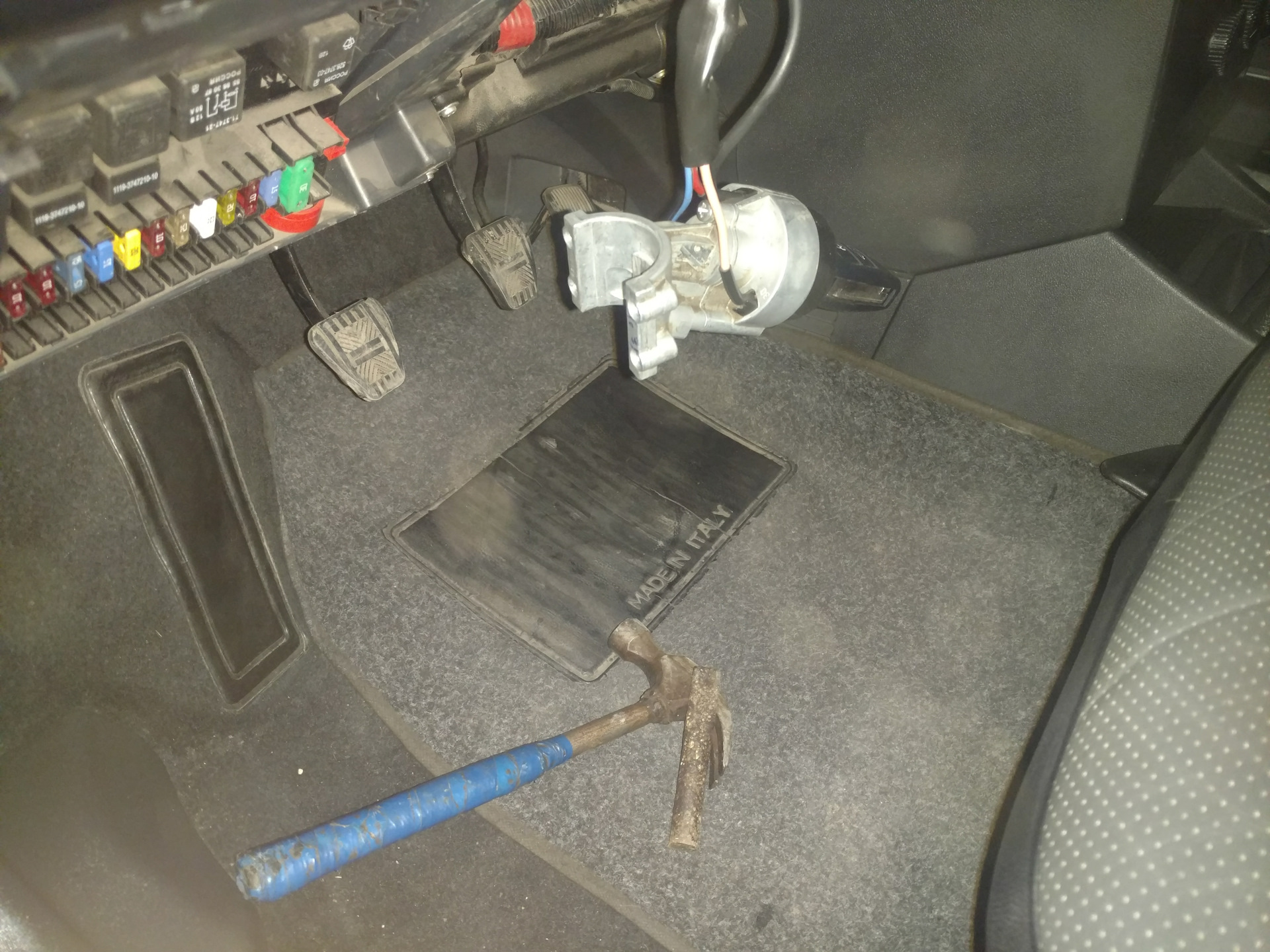 Замок зажигания — Lada Приора седан, 1,6 л, 2011 года | своими руками ...