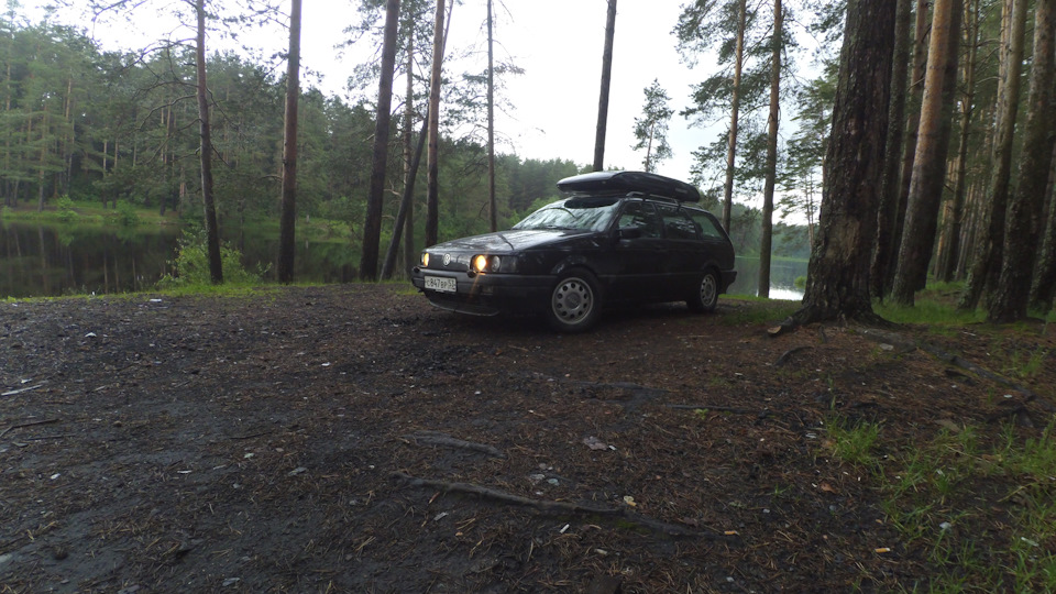 Поездка в Череповец в 2017 — Volkswagen Passat Variant (B3), 1,9 л ...