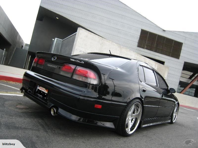 Накладка на задний бампер - Toyota Aristo (I), 3 л, 1996 года стайлинг DRIVE2