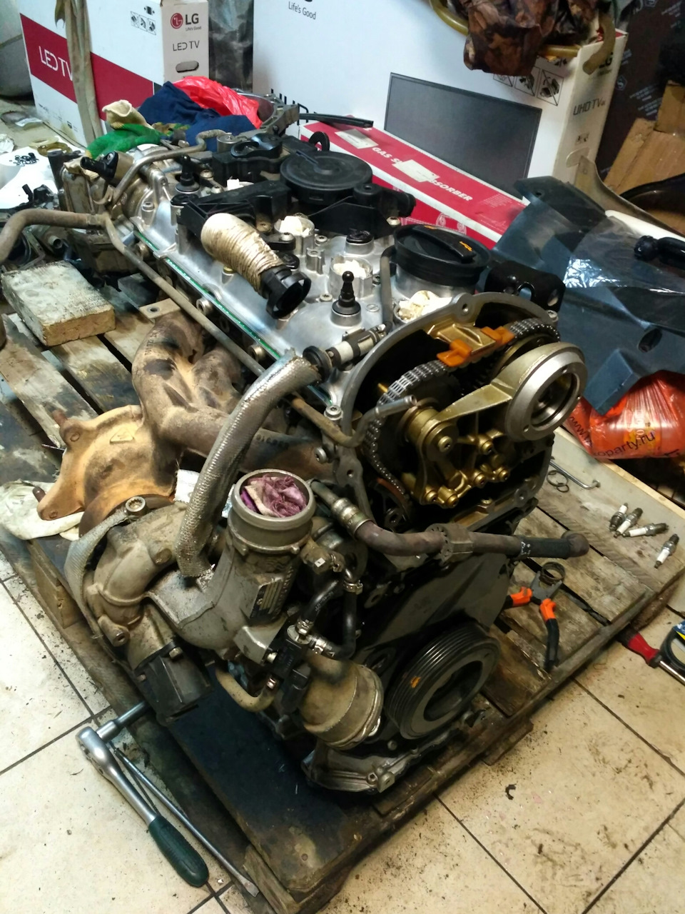 ремонт 1,8tsi bzb — Volkswagen Passat B6, 1,8 л, 2008 года | своими ...