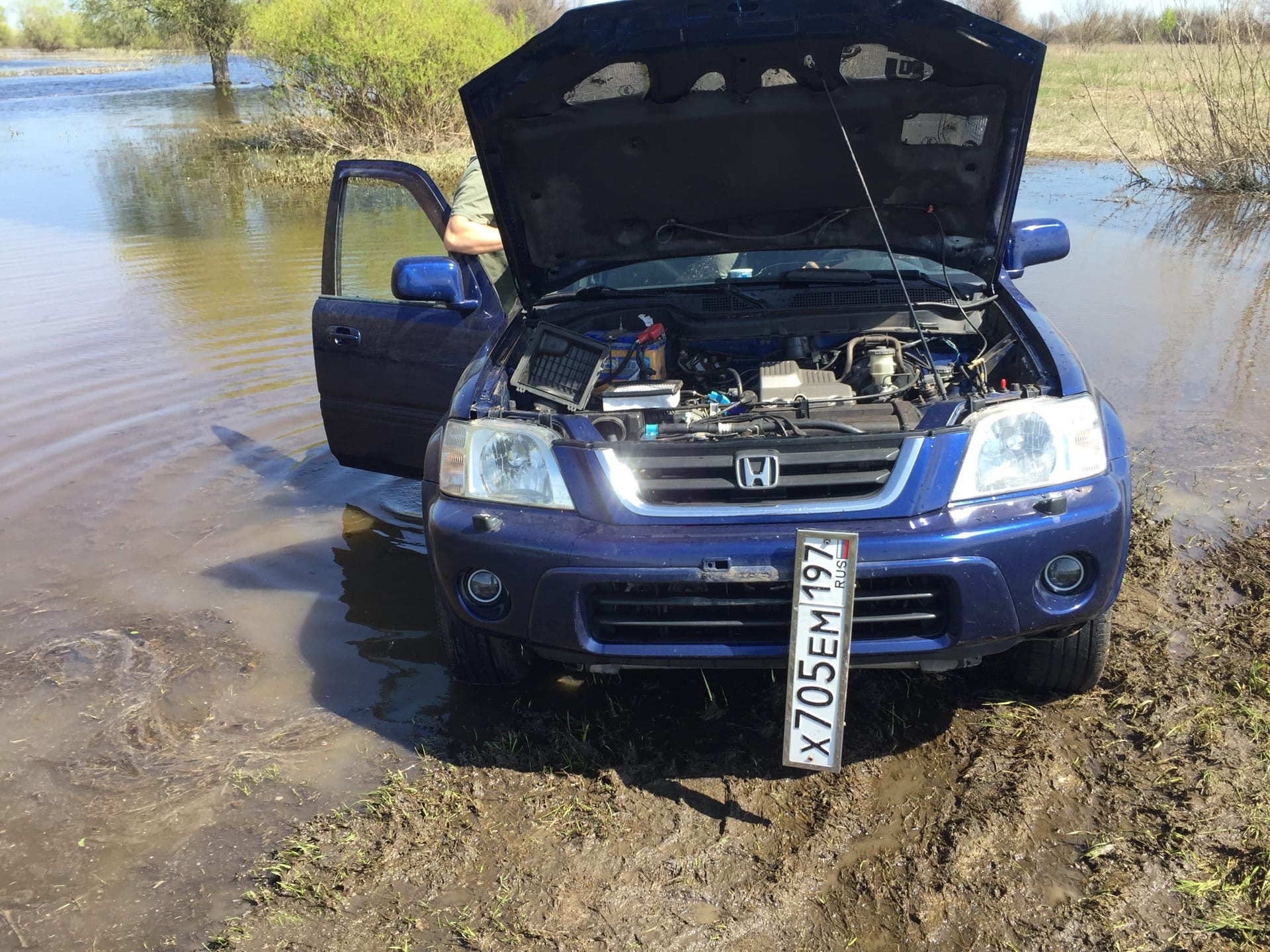 Рыбалка или крещение водой🛠️ — Honda CR-V (RD1, RD2), 2 л, 1999 года |  запчасти | DRIVE2