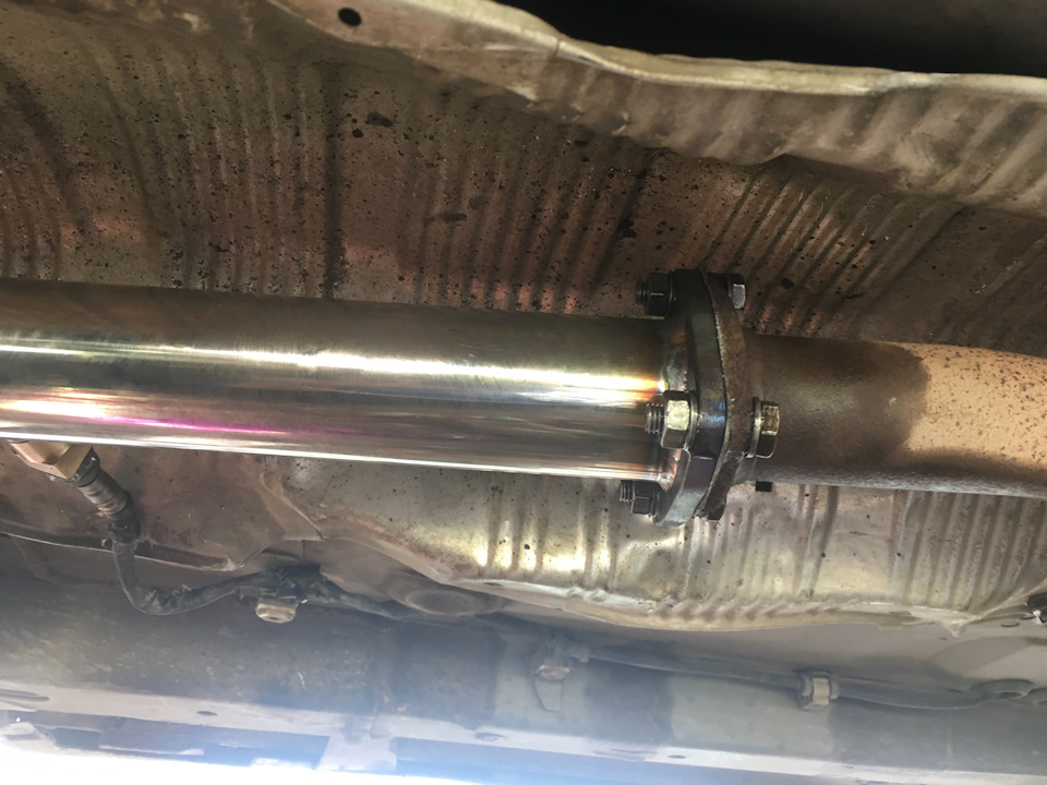 Убираем катализатор — Honda Accord (7G), 2,4 л, 2007 года | своими ...