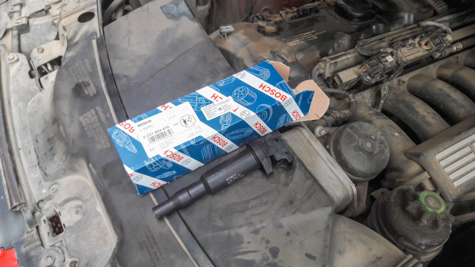 Замена Катушки зажигания — 07.08.2017 — BMW X3 (E83), 2,5 л, 2007 года ...