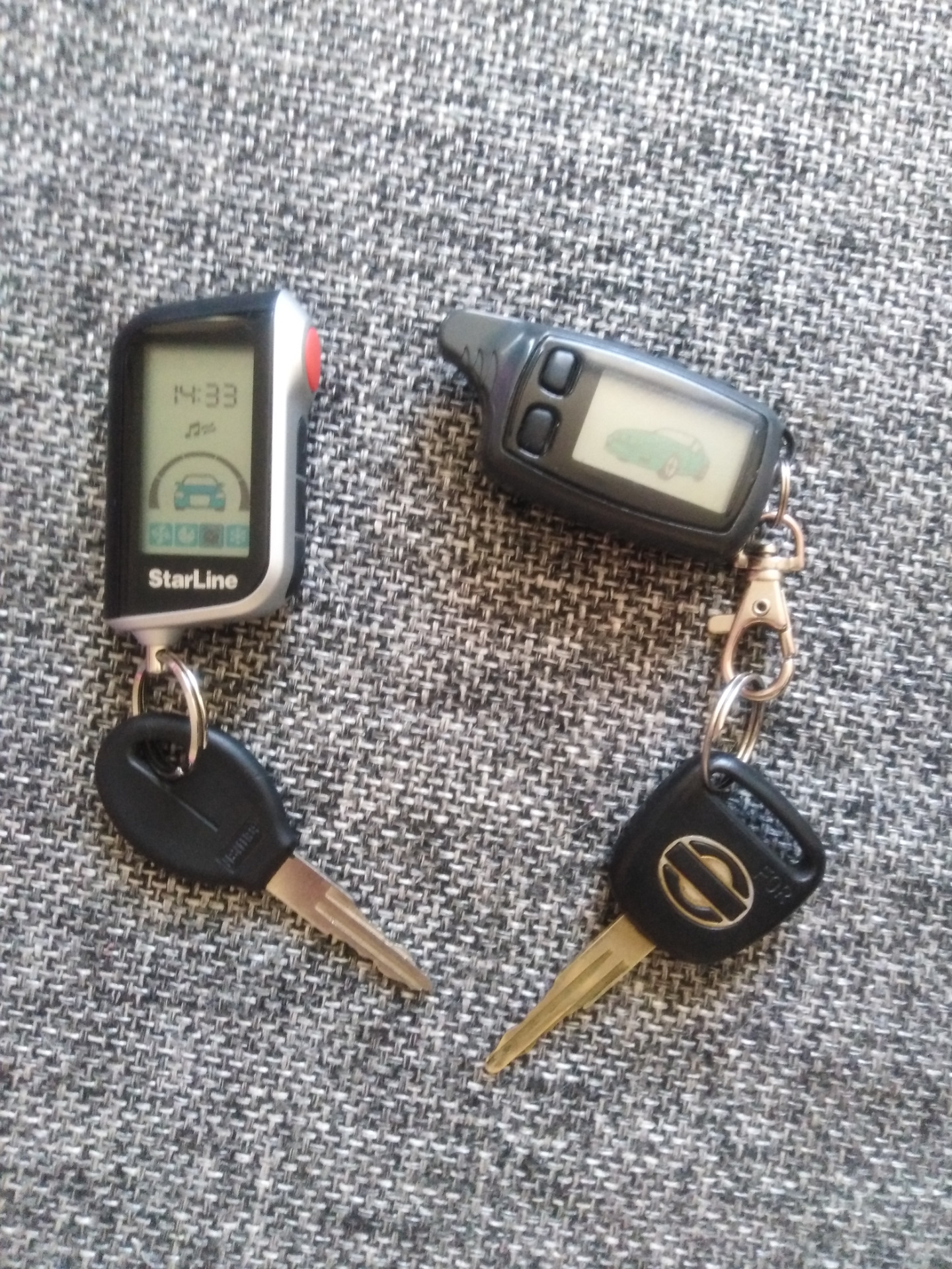 Установка сигнализации старлайн а93 — Nissan Pulsar (N15), 1,5 л, 1997 ...