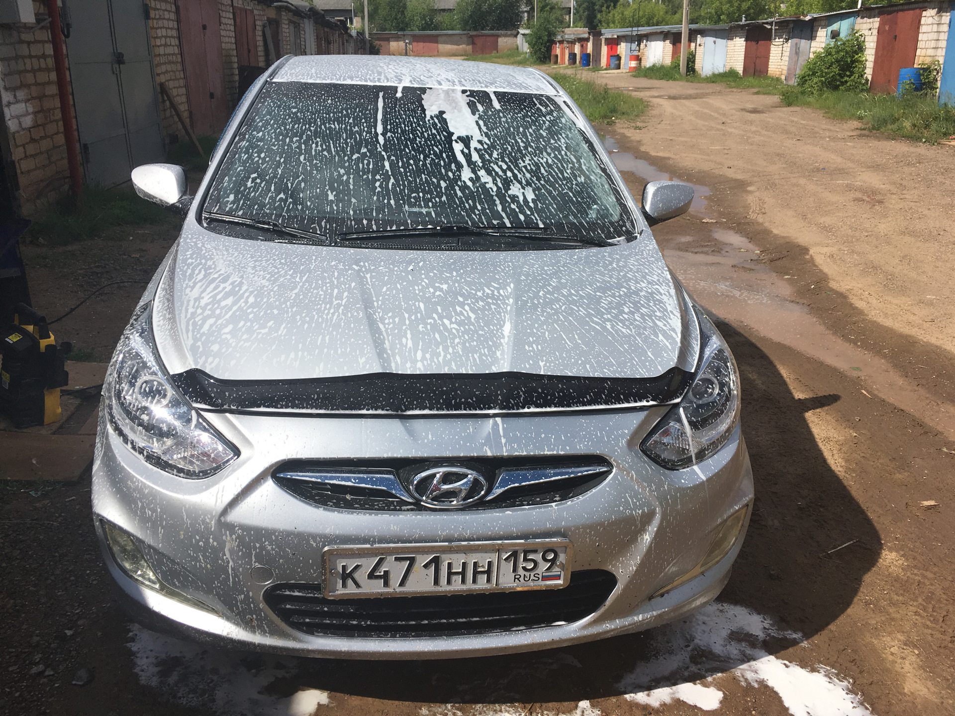 Мойка — Hyundai Solaris, 1,6 л, 2011 года | мойка | DRIVE2
