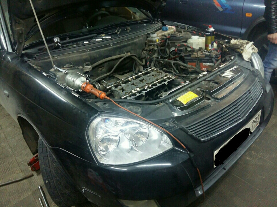 Замена гидрокомпенсаторов — Lada Приора хэтчбек, 1,6 л., 2011 года ...