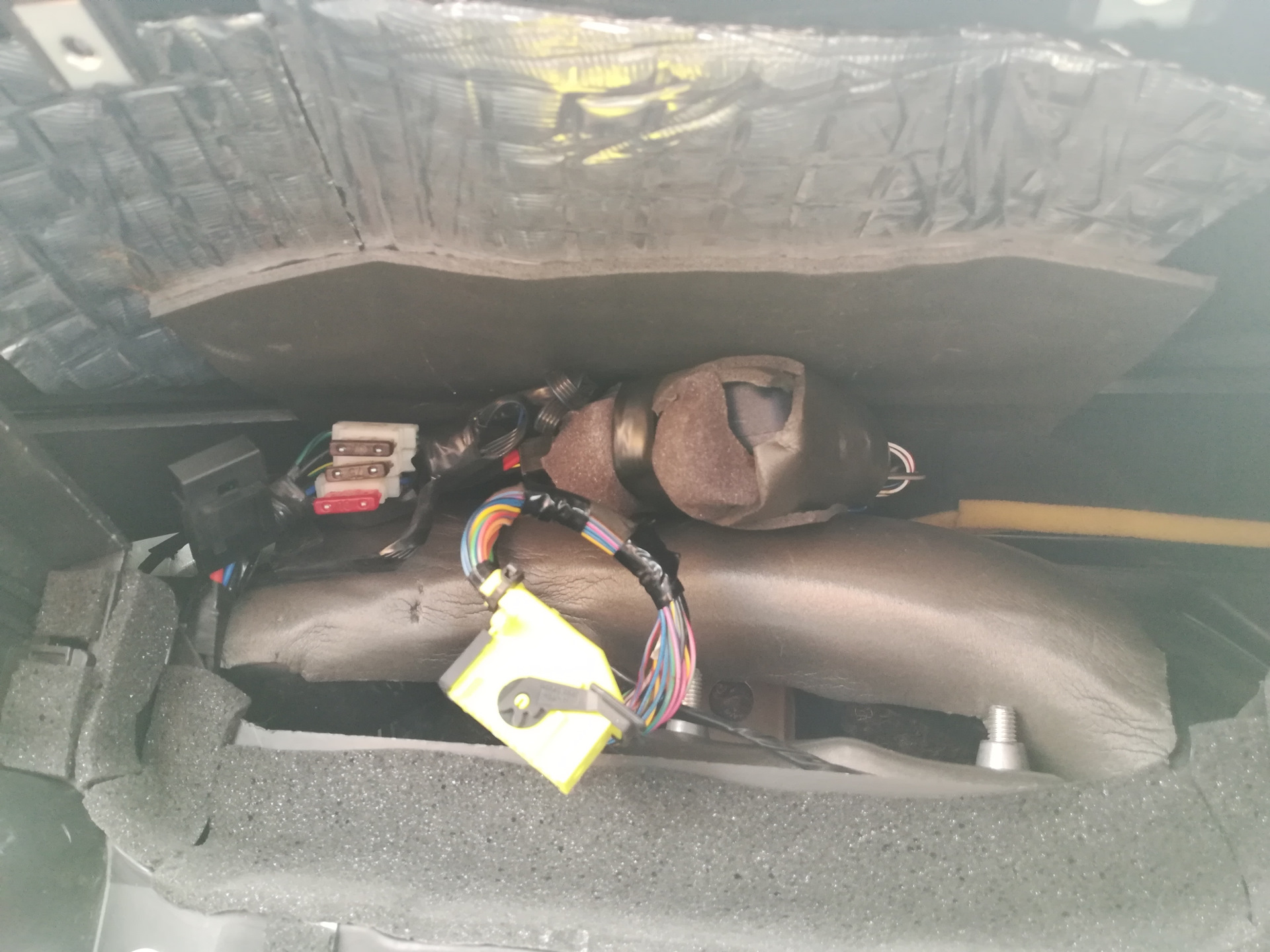 Шумка щитка приборов и пр. — Lada Гранта, 1,6 л, 2014 года | своими ...