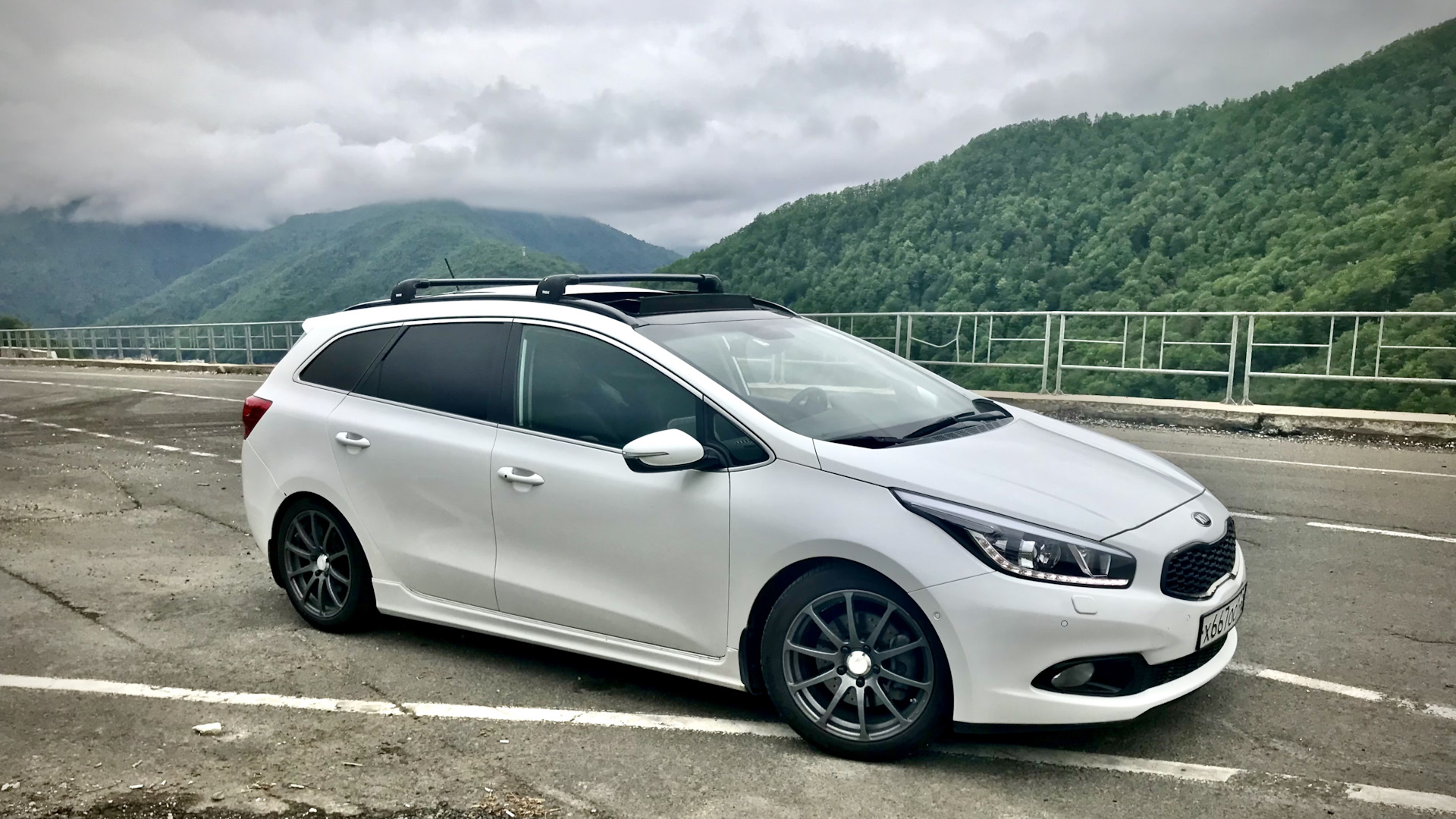 Kia Ceed SW путешествие Норвегия