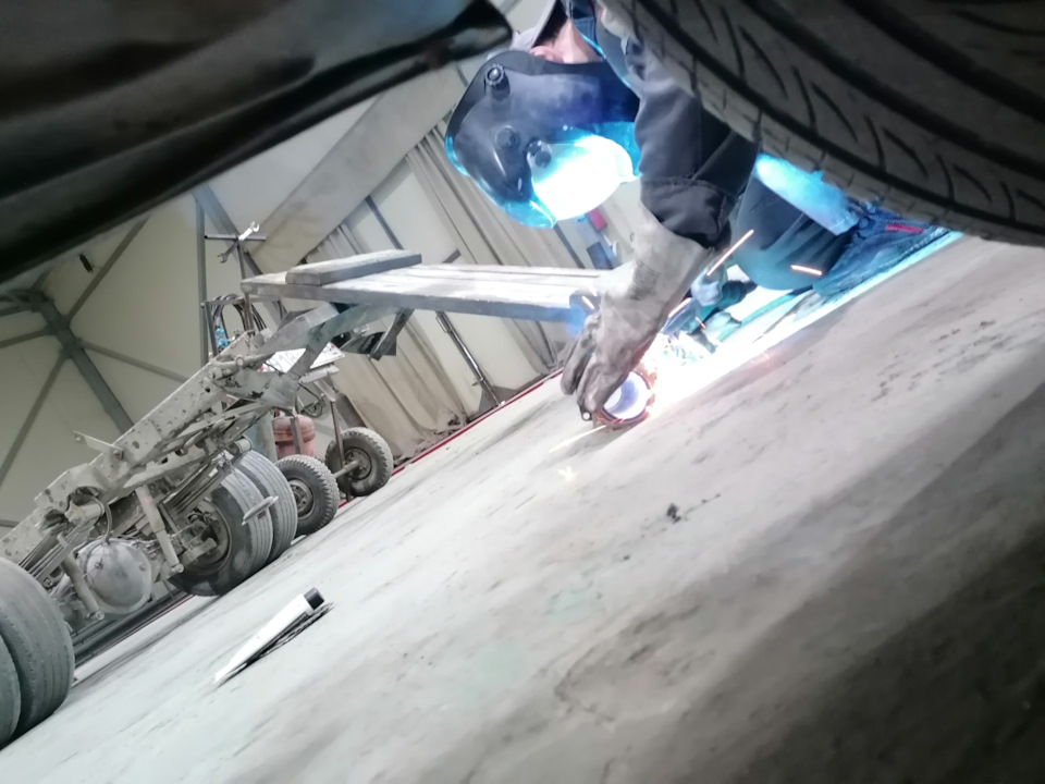 Устраняет звон в глушителе! — Toyota Vista (30), 2,5 л, 1992 года ...